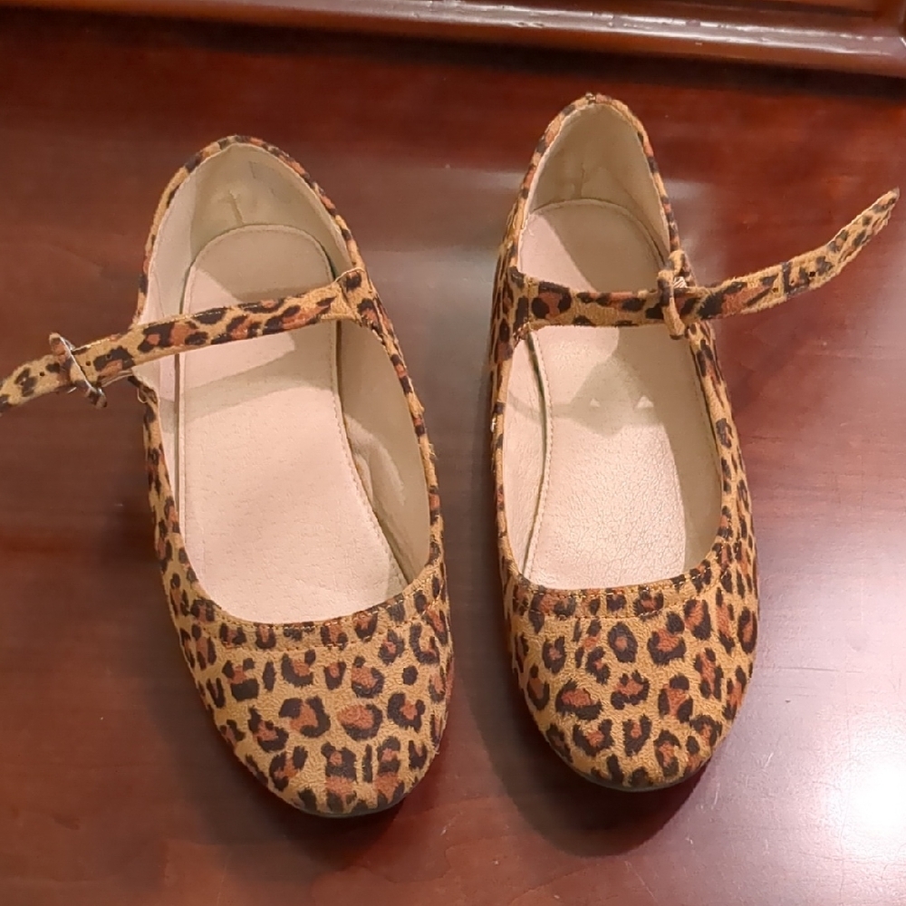 Leopard Print Mary Jane Shoes